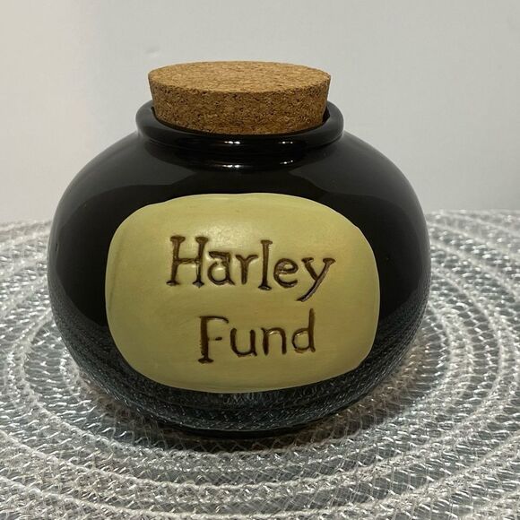 Harley Fund Jar with Removable Cork Stopper - Picture 2 of 9